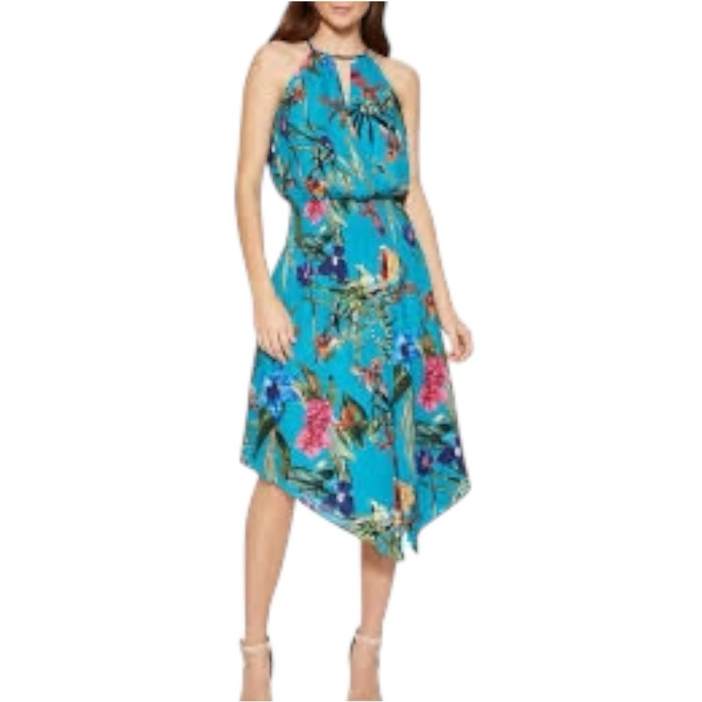 PARKER
Herley Floral Halter Dress $398 retail